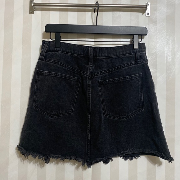 Madewell rigid denim A-line mini skirt - Picture 4 of 6